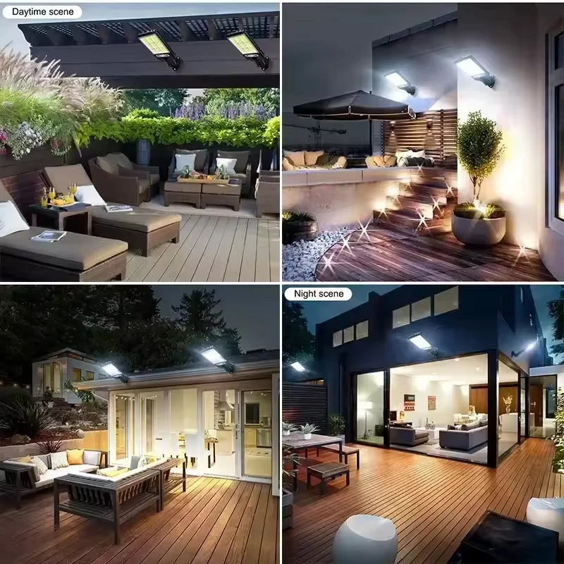 Lámparas solares de jardín, apliques de luz de pared para exteriores, decoración de jardines al aire libre, luces Led, lámpara de luz Solar, iluminación, muebles impermeables