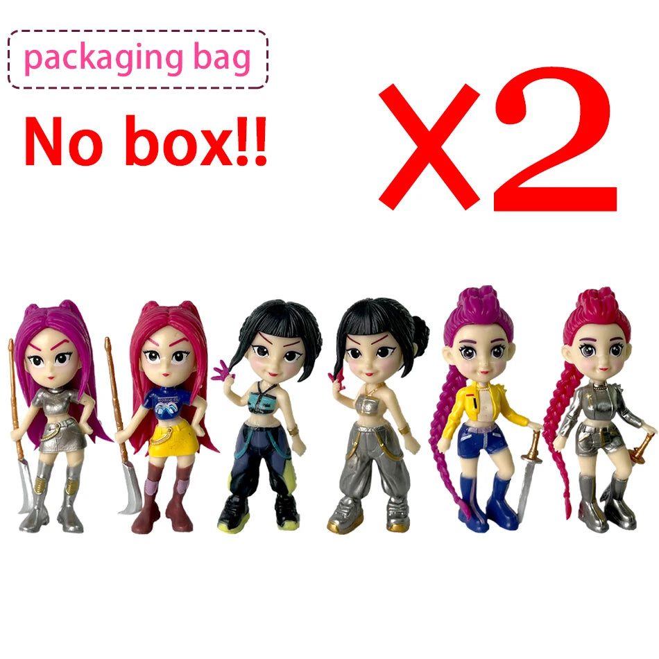 2026 Hot Kpop Devil Hunter Rumi Zoe Mira anime colección de personajes de cloruro de polivinílico baratijas de escritorio regalo para niños