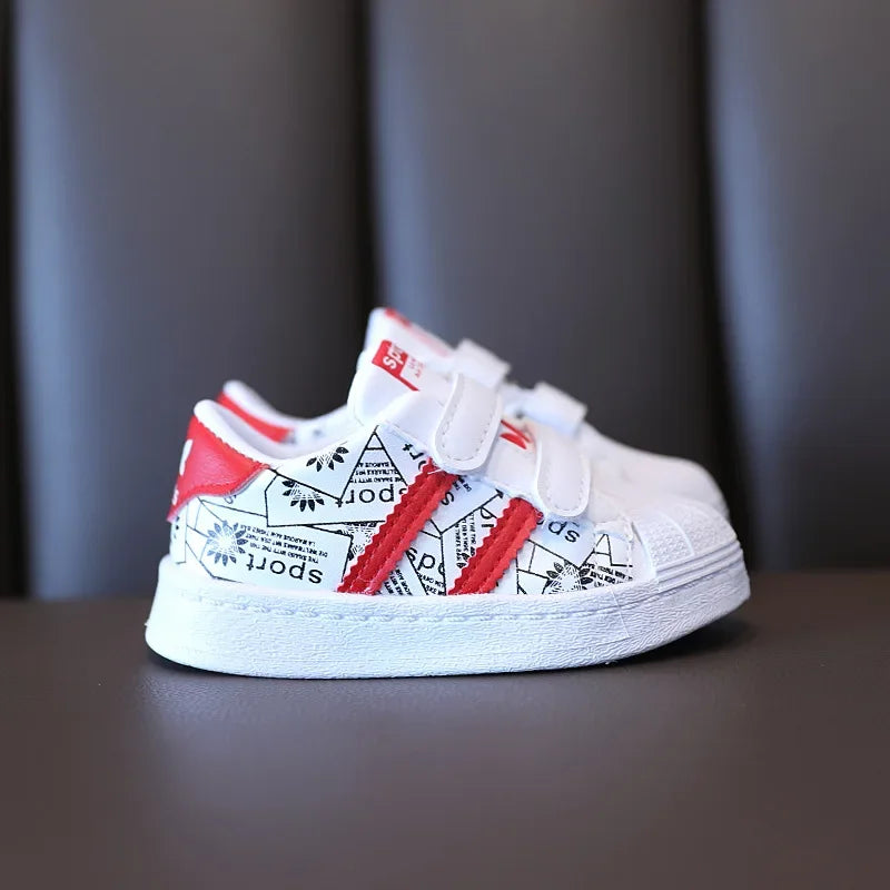 Zapatos infantiles para bebés, niñas y niños, zapatillas antideslizantes con parte inferior de goma suave, zapatos planos informales, talla 21-30