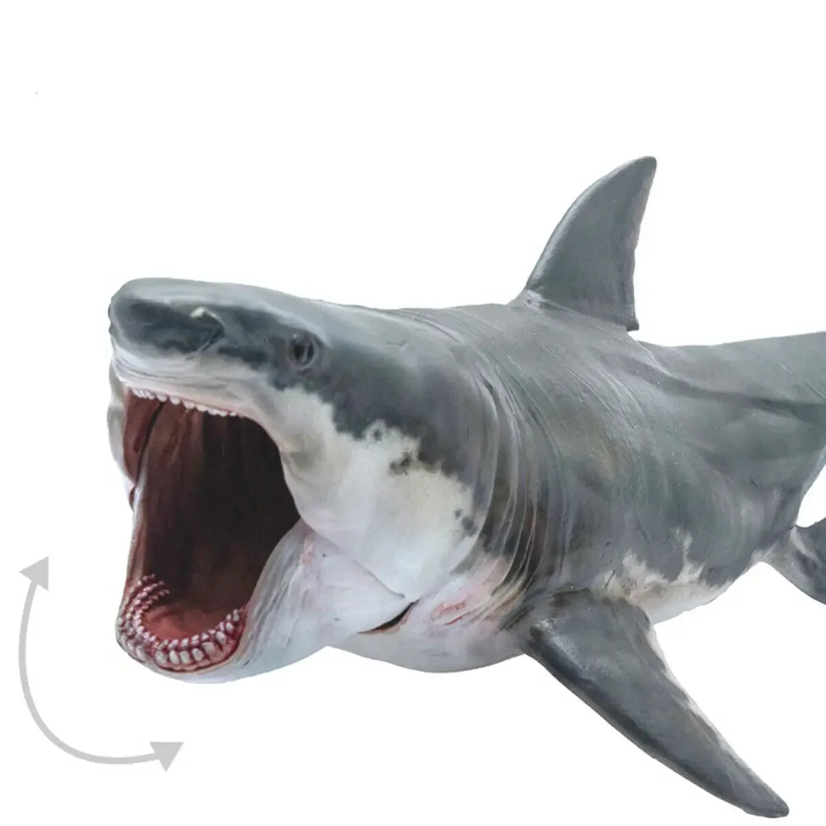 Modelo de Tiburón Megalodón PNSO 15, Animal Marino Prehistórico, Colección de Escenas para Adultos, Juguetes Educativos de Ciencia, Regalo, Decoración del Hogar