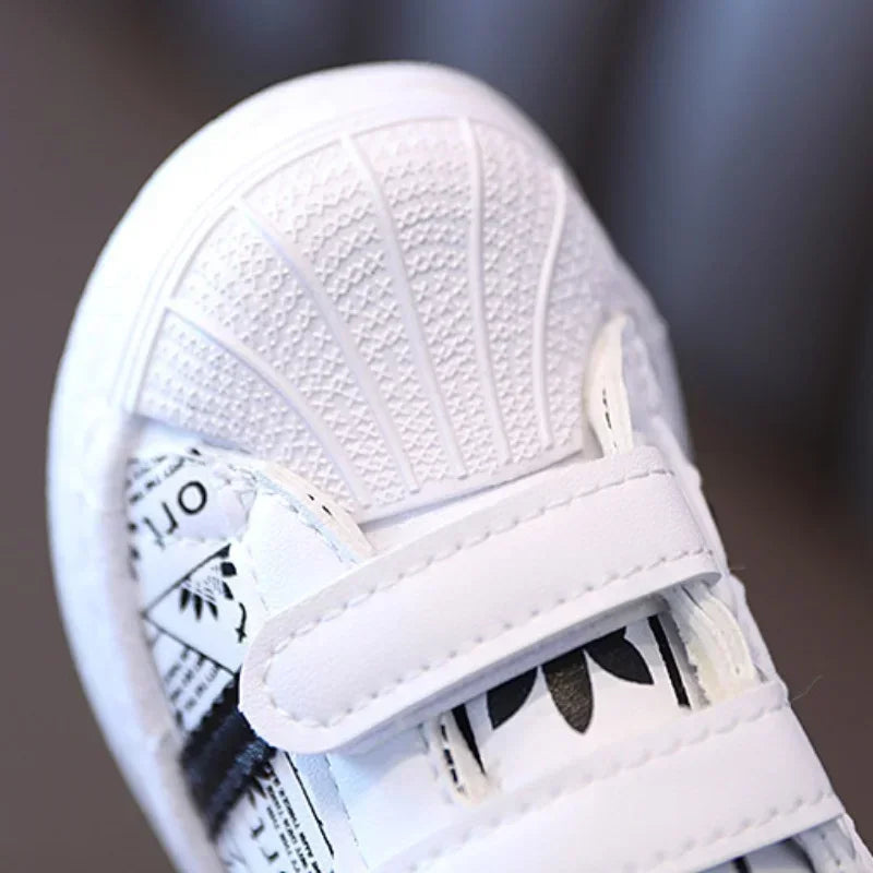 Zapatos infantiles para bebés, niñas y niños, zapatillas antideslizantes con parte inferior de goma suave, zapatos planos informales, talla 21-30