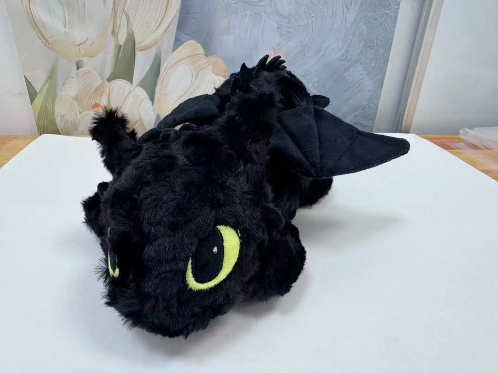 La última figura de peluche sin dientes en blanco y negro de Kawaii, un personaje de anime de dibujos animados, perfecto para regalos de cumpleaños para niños