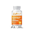 Vitamina D3 50000IU: salud muscular, huesos fuertes y salud del sistema nervioso, apoyo a la inmune