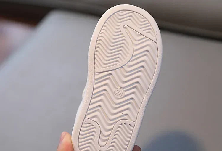 Zapatos informales para niños, zapatillas deportivas para niños, zapatillas de tenis transpirables, zapatos para bebés y niñas, zapatos planos blancos de moda de primavera para correr
