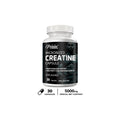 Polvo de creatina micronizada (5000 mg) Polvo de monohidrato de creatina, sin sabor, acariable cetogénico, sin OGM 120 cápsulas