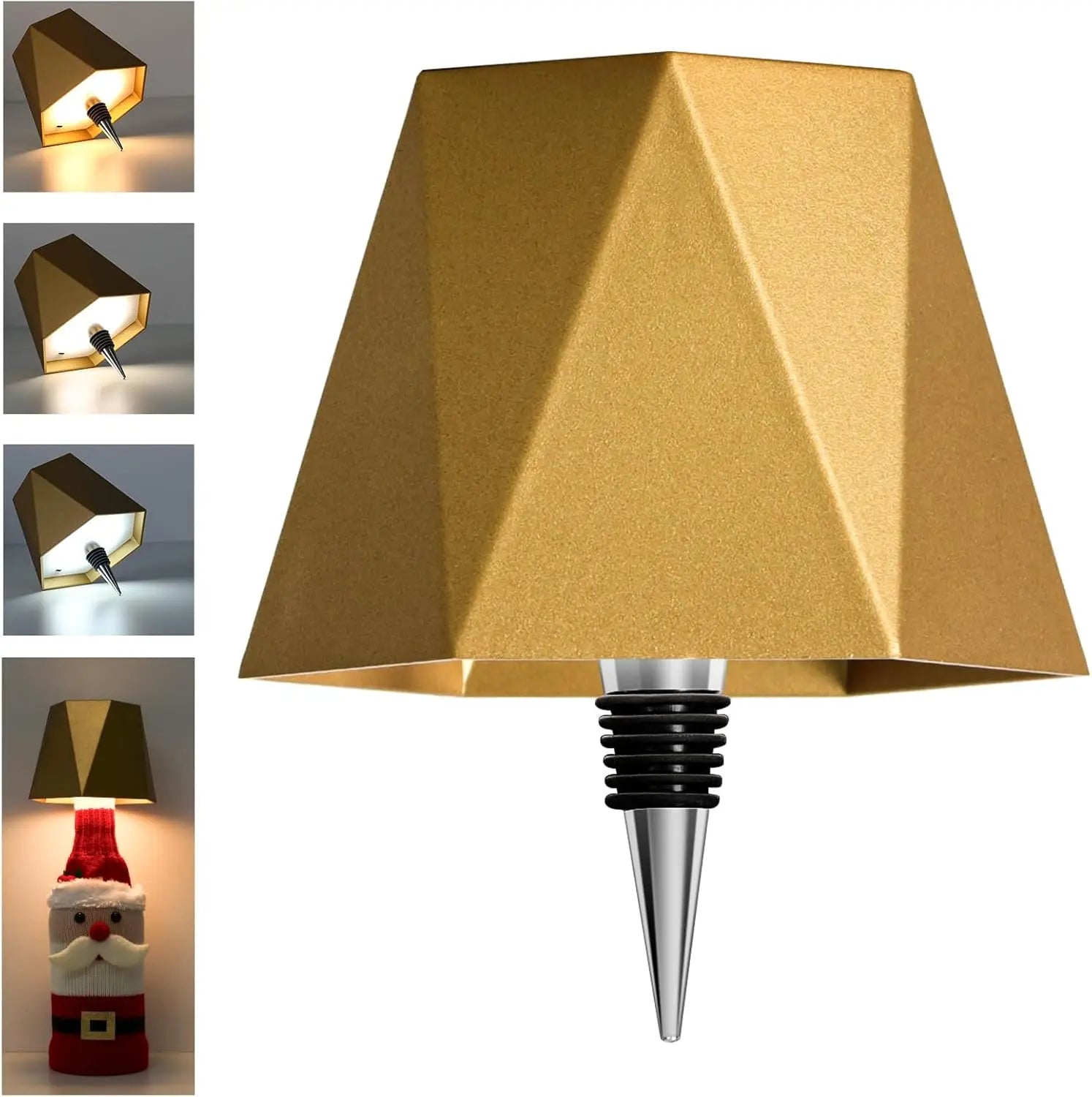 Lámpara de mesa inalámbrica para botellas, Control táctil de 3 colores y lámpara de noche con atenuación continua para Bar, botellas de vino, decoración de luces de escritorio