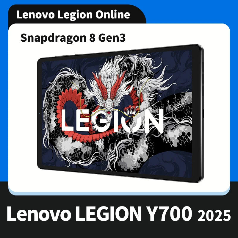 LEGION Lenovo Y700 3rd TB321FU 2,5 K 6550mAh 8,8 pulgadas 68W carga rápida Snapdragon 8 Gen 3 2560*1600 165Hz CN Rom Wifi Tablet