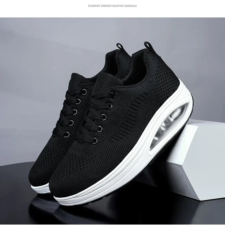 Zapatos deportivos con plataforma para hombre, Tenis masculinos, Zapatillas, Zapatillas, zapatos blancos para mujer, deportes aéreos informales