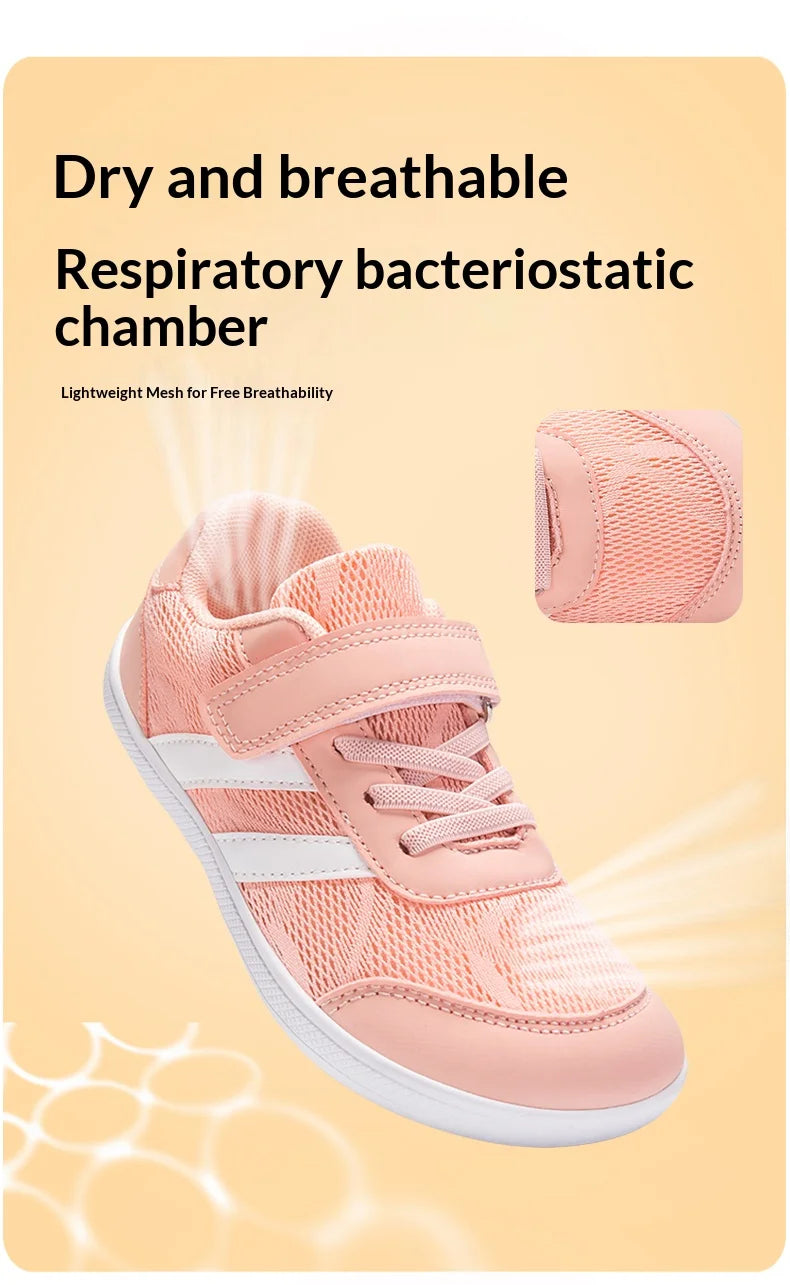 Zapatos Minimalistas para Niños Pequeños/Grandes, Zapatos Deportivos Anchos para Niños y Niñas, Zapatos Planos para Caminar y Patinar