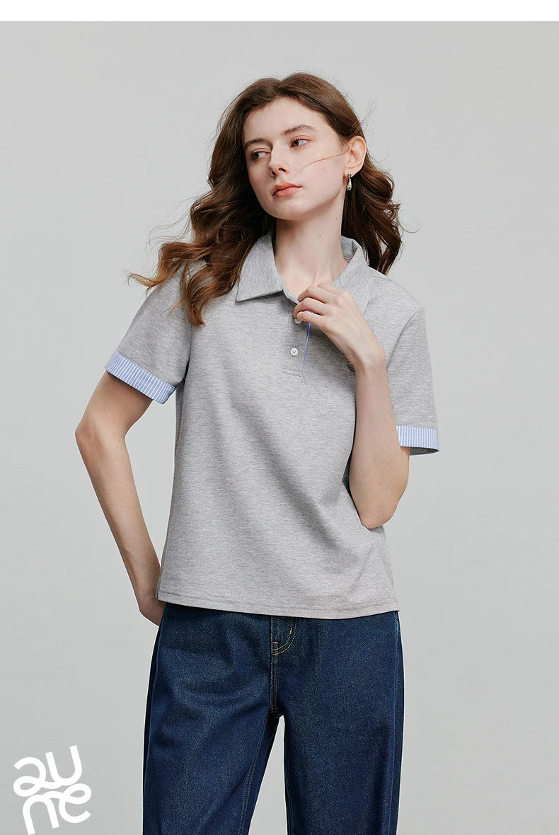 TOYOUTH Camiseta de manga corta para mujer, camisetas nuevas de primavera 2025 8521007