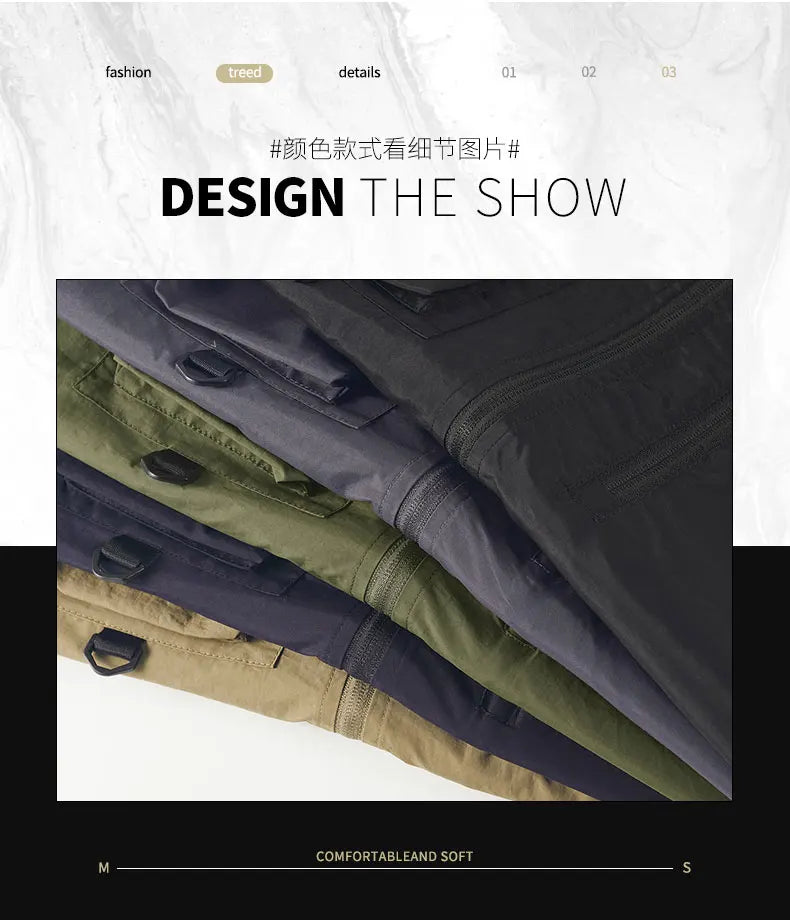 Chaqueta de caza para acampar, chaleco de trabajo para hombre, cortavientos táctico, talla grande, Golf, sin mangas, pesca, abrigo impermeable, chaleco de verano