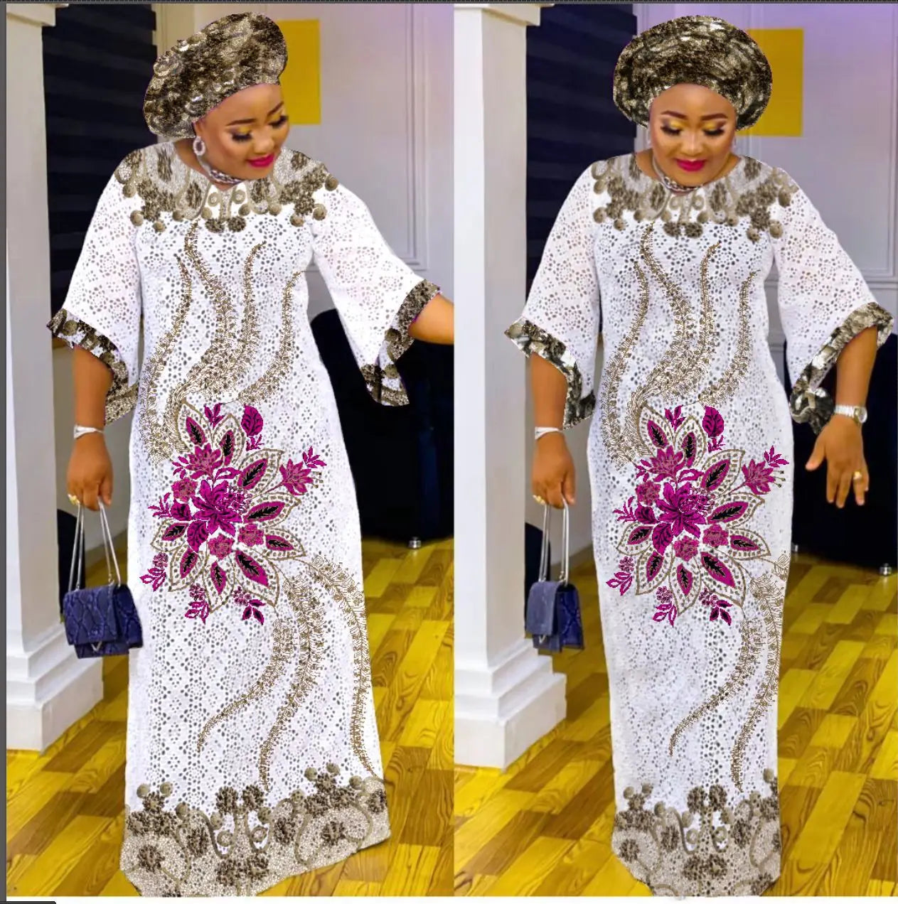 Vestidos de Fiesta musulmanes para mujer, vestido largo con estampado de Jalabiya, Abaya, Ramadán, caftán, Marruecos, Dubai, Islam, Eid, Arabia Saudita