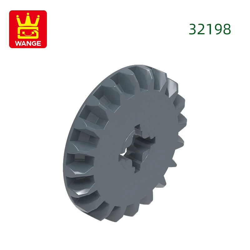 Wange157uds./lote 32198 bloques de construcción cónicos de 20 dientes, accesorios técnicos MOC compatibles con bloques, juguetes para niños, caja de regalo