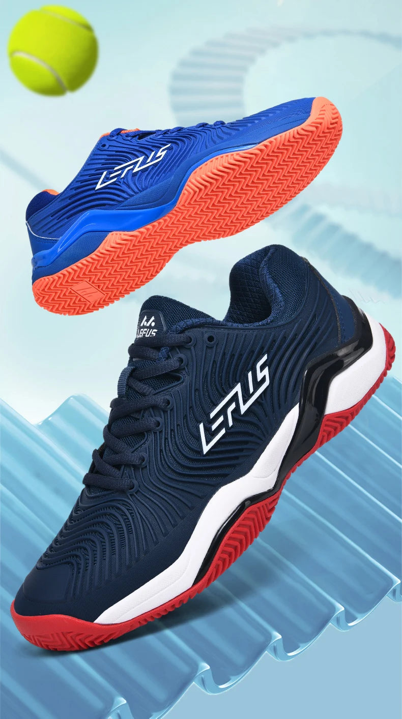 Zapatillas de tenis profesionales para hombres y mujeres, zapatillas de bádminton y voleibol transpirables para entrenamiento deportivo de interior, competición antideslizante