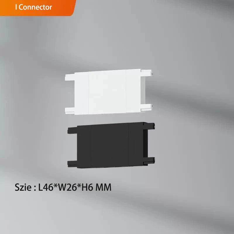Sistema de luz de pista magnética de montaje en superficie de techo regulable Tuya Zigbee inteligente fino de 6MM lámpara delgada blanca y negra segura DC48V para el hogar