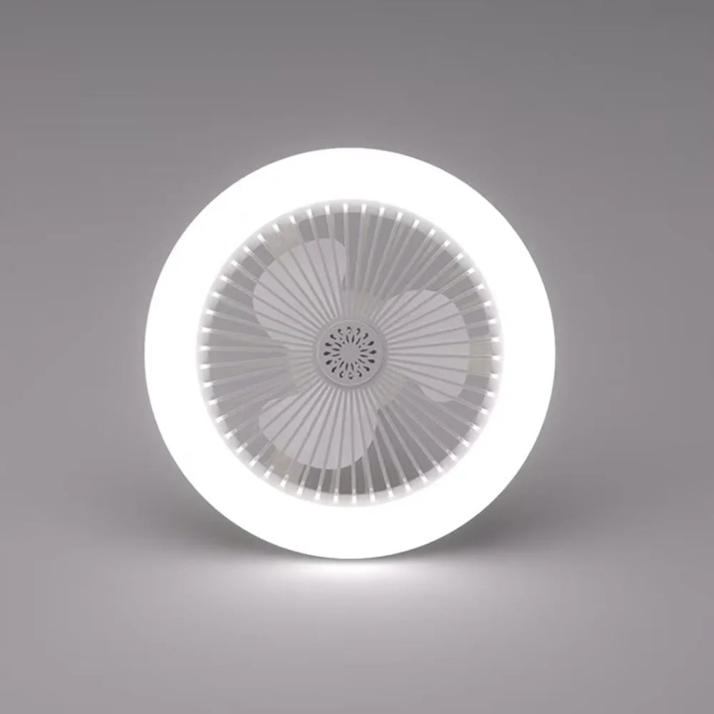 Miflame-ventilador de techo giratorio 3 en 1, lámpara de iluminación con Control remoto, convertidor E27, Base de iluminación, dormitorio y sala de estar