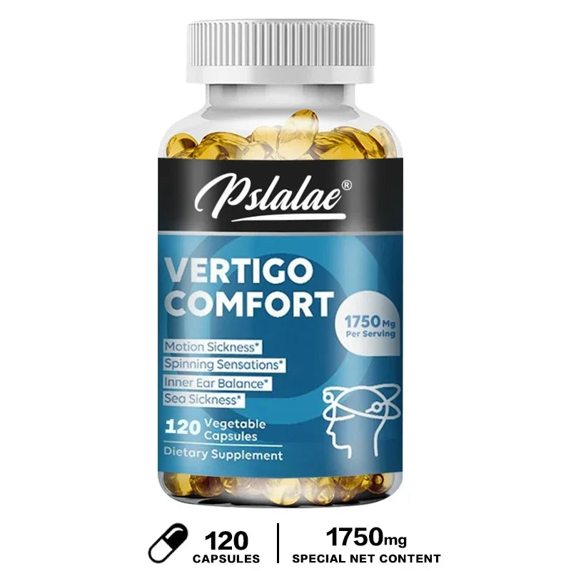 Cápsulas de alivio de Vertigo: equilibrio interno del oído, alivia la vertigo, la mareos y el zumbido