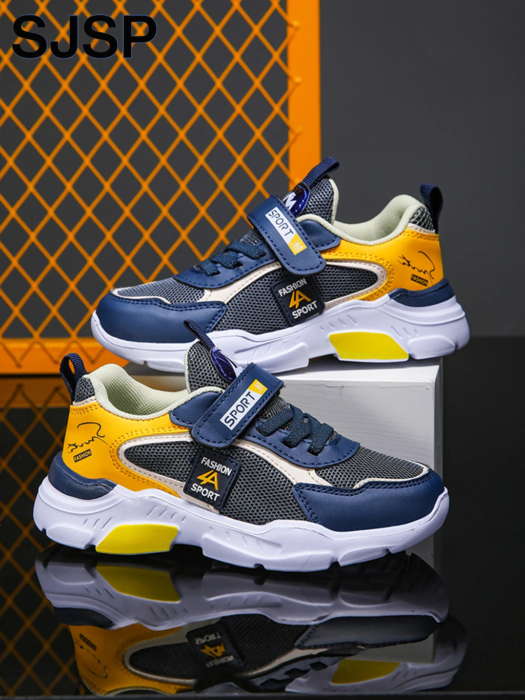 Zapatos deportivos para niños, zapatos deportivos informales transpirables de malla de moda, zapatos para correr ligeros, cómodos