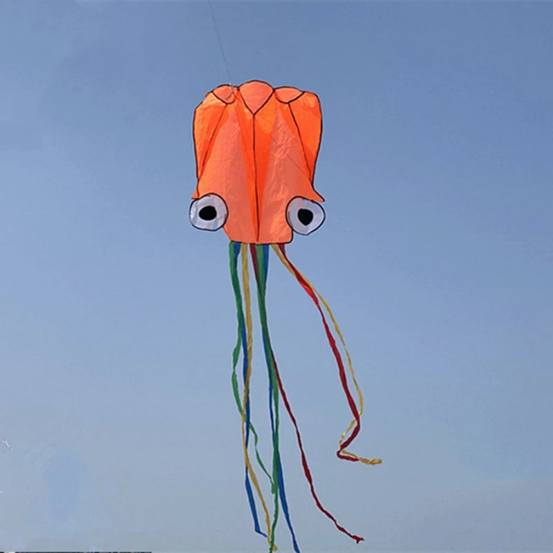 Cometas de pulpo, juguetes de jardín, cometa voladora, cometas inflables profesionales de parapente, cometa suave con cuerda, cometa dragón, cometa de exterior con alerón
