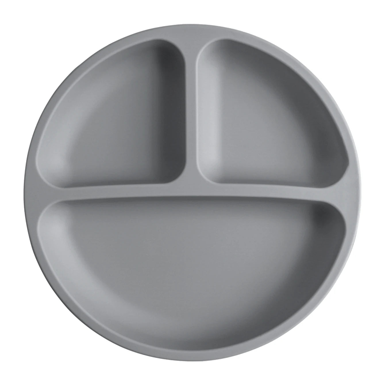 Plato de comedor de silicona con ventosa para bebé, platos sin BPA para niños, vajilla de entrenamiento con succión para niños, cuencos de alimentación para niños, cosas para bebés, 1 Uds.
