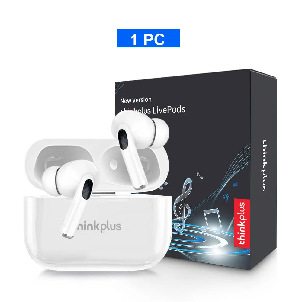 Original Thinkplus auriculares inalámbricos Bluetooth ANC auriculares con reducción de ruido HD micrófono llamada Gamer auriculares LED Control de pantalla táctil