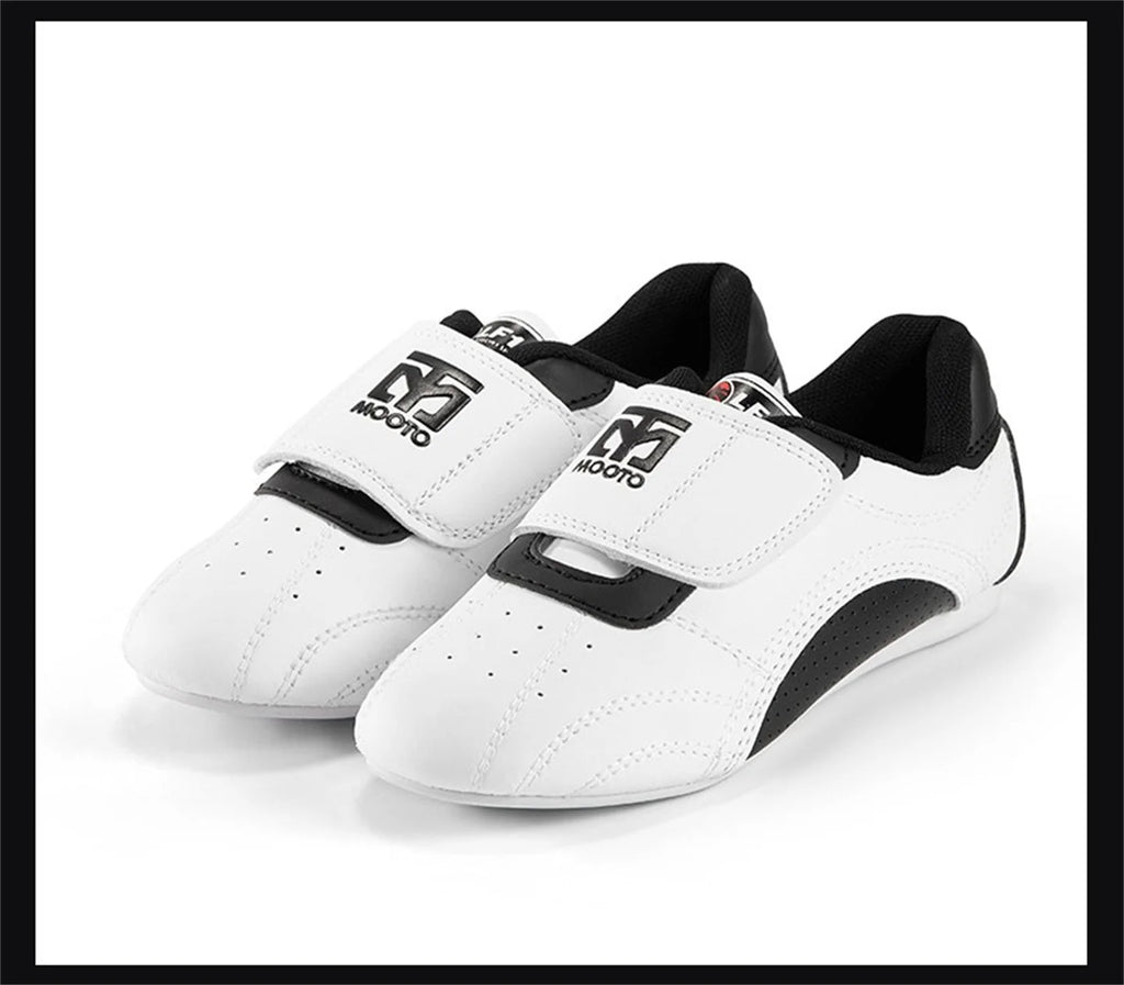 Zapatos de Taekwondo para niños y adultos, calzado de gimnasio, kung fu, Jujutsu, entrenamiento de karate, suela suave de goma transpirable