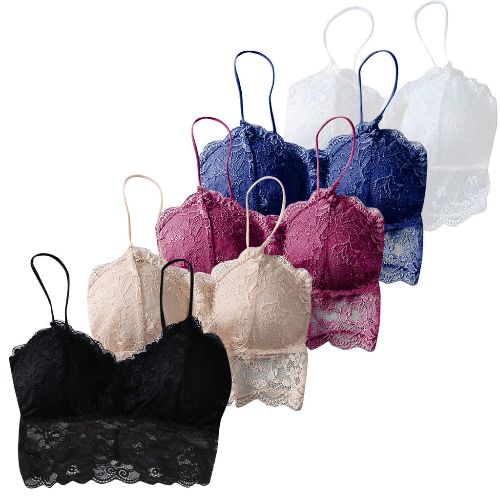 Top Sexy de encaje de verano para mujer, Tops sólidos sin mangas, Bralette sin relleno, sujetador, corpiño con cremallera en la espalda, camiseta sin mangas para discoteca, lencería de talla libre