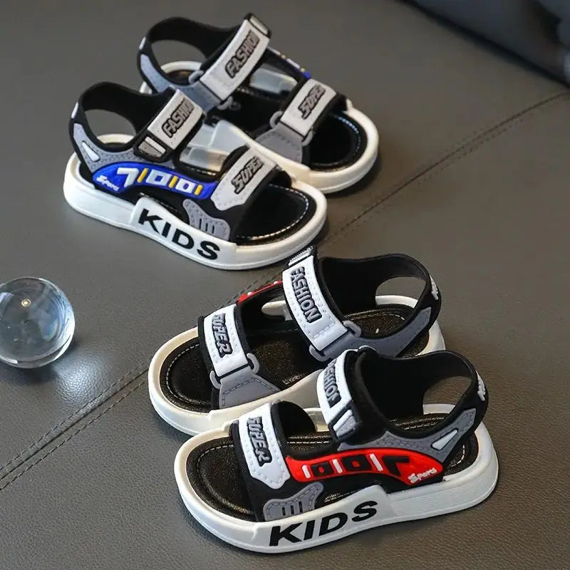 Sandalias deportivas para niños, zapatos de playa informales de verano para niños y niñas, zapatos cómodos de suela suave para niños, zapatillas antideslizantes de moda