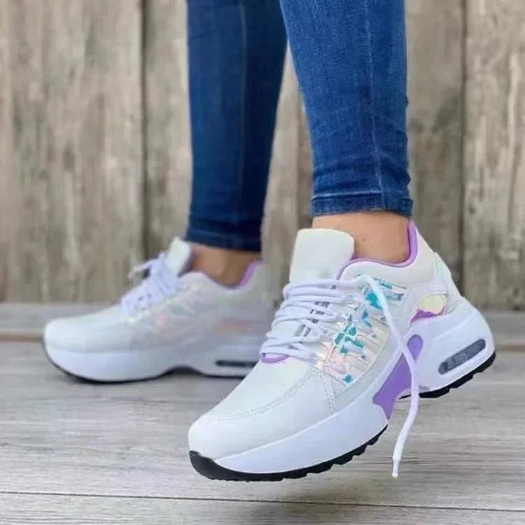 Tenis mujer zapatillas de deporte plataforma zapatos casuales 2025 nueva mujer comodidad malla antideslizante zapatos para correr de talla grande 43 zapatos de lujo para mujer