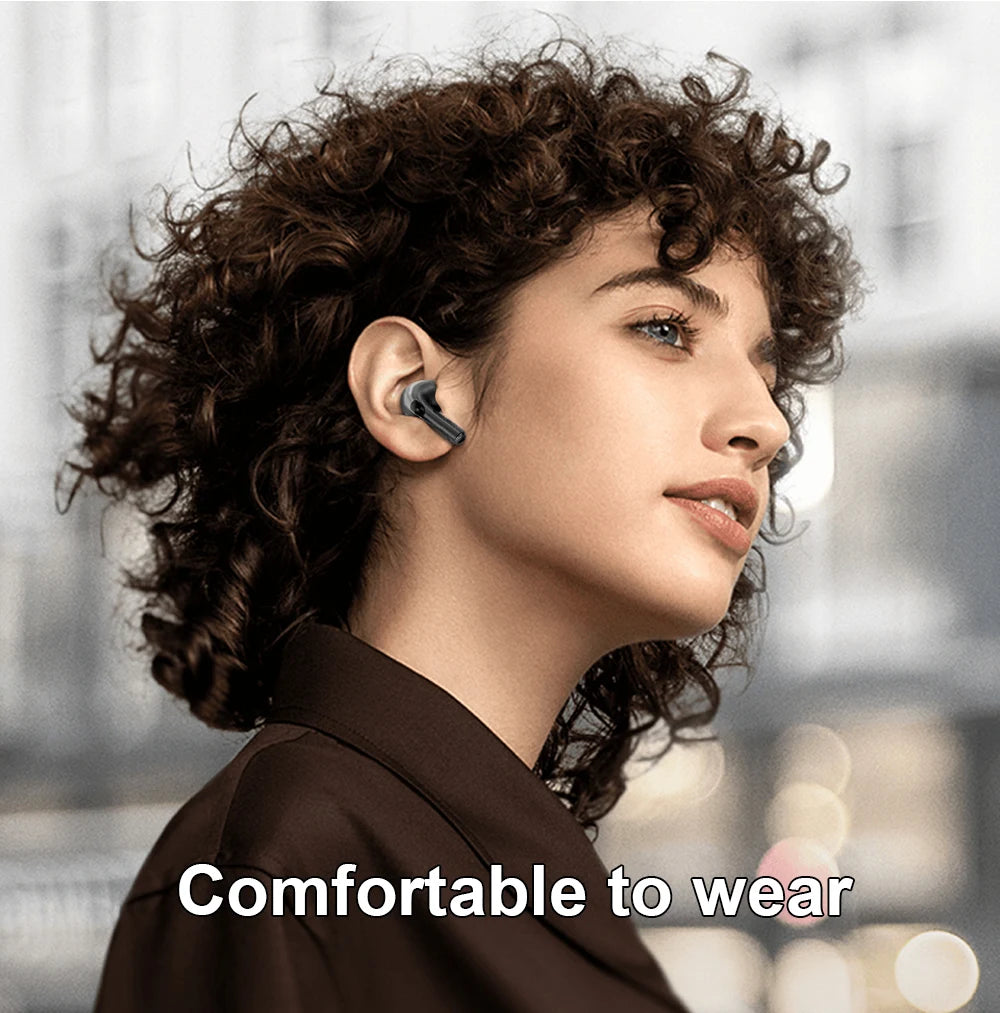Original Thinkplus auriculares inalámbricos Bluetooth ANC auriculares con reducción de ruido HD micrófono llamada Gamer auriculares LED Control de pantalla táctil
