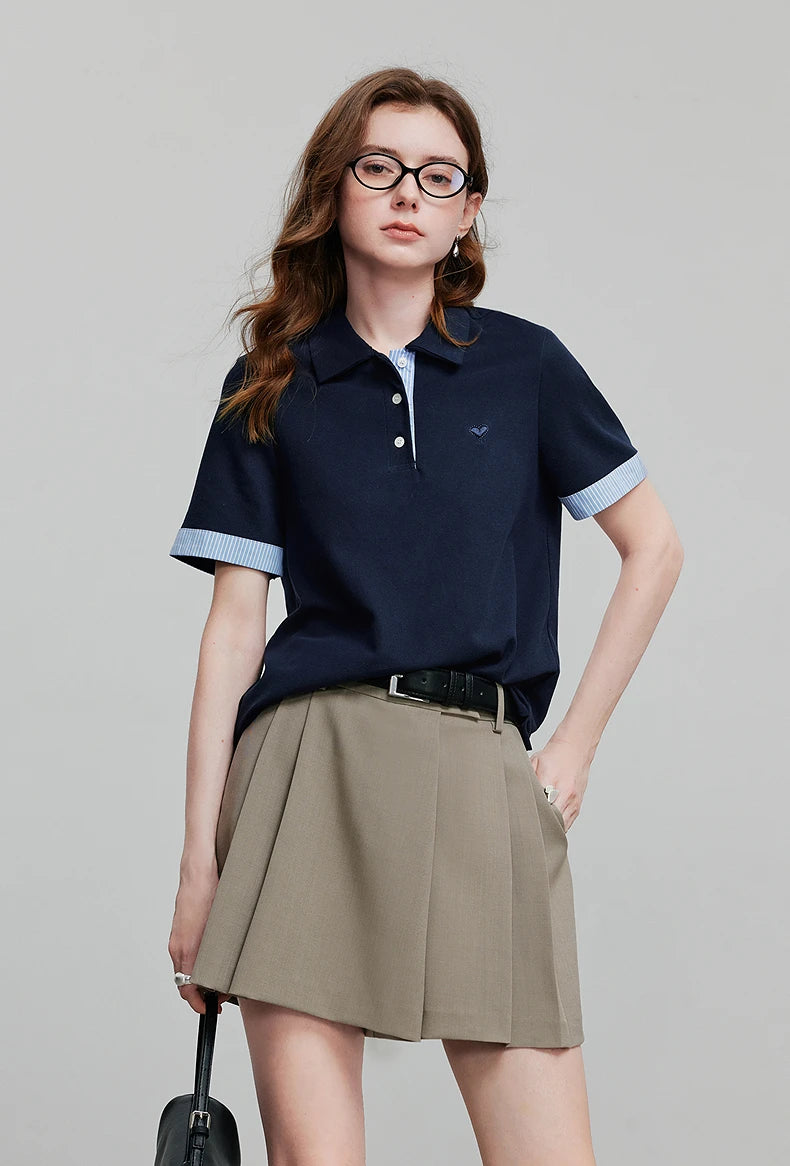 TOYOUTH Camiseta de manga corta para mujer, camisetas nuevas de primavera 2025 8521007