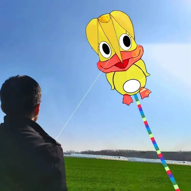 Pipa de pato grande, pipa inflable voladora, juguetes al aire libre para niños, pipas, juguetes deportivos, rueda, pipa para adultos, pipa de viento profesional