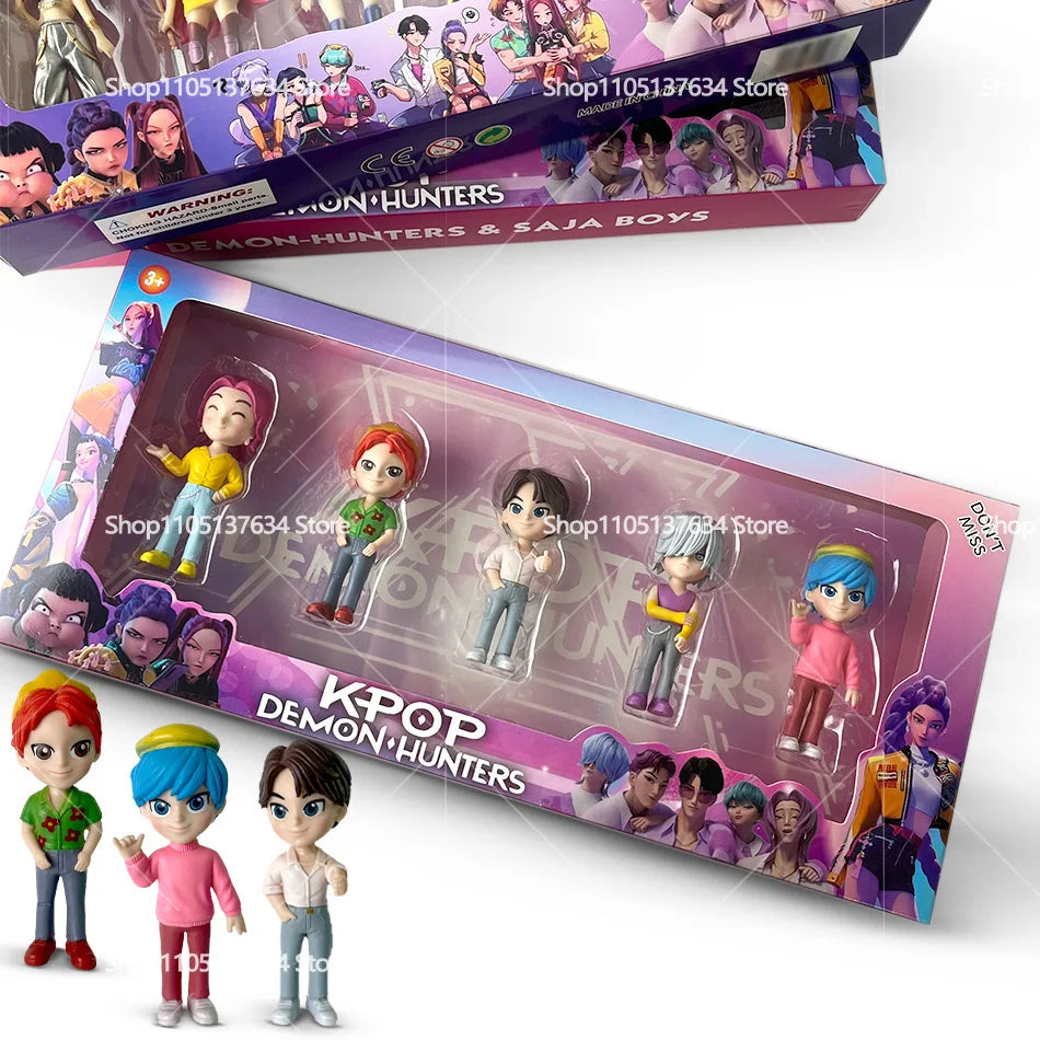 2026NEW Kpop Devil Hunter Rumi Zoe Mira anime colección de personajes de cloruro de polivinílico baratijas de escritorio regalo de Año Nuevo para niños