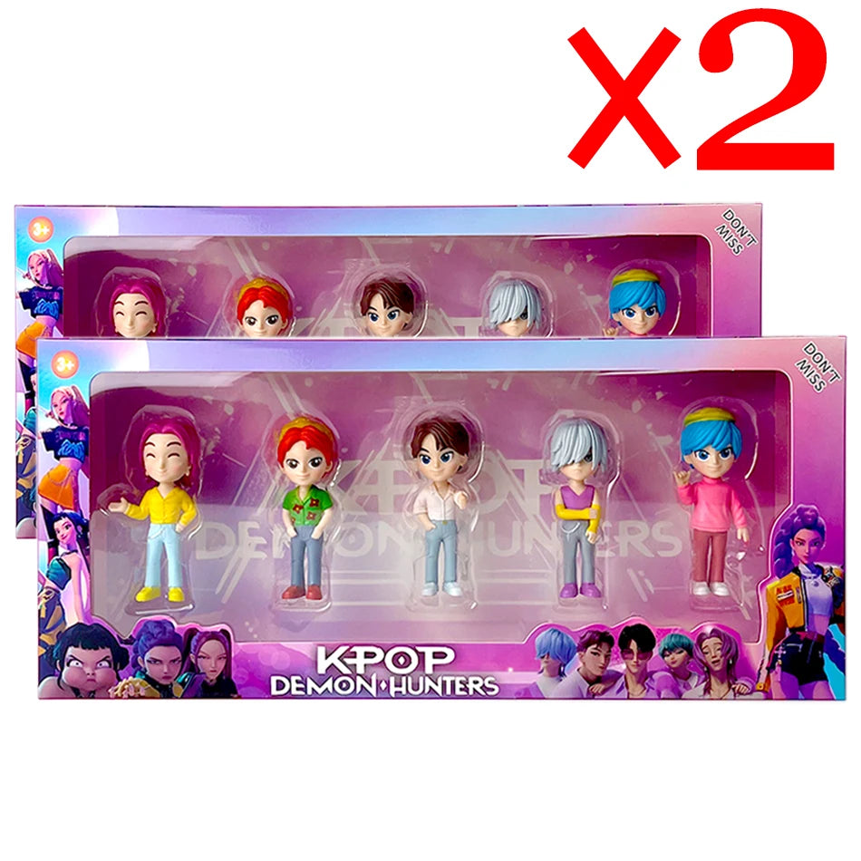 2026 Hot Kpop Devil Hunter Rumi Zoe Mira anime colección de personajes de cloruro de polivinílico baratijas de escritorio regalo para niños