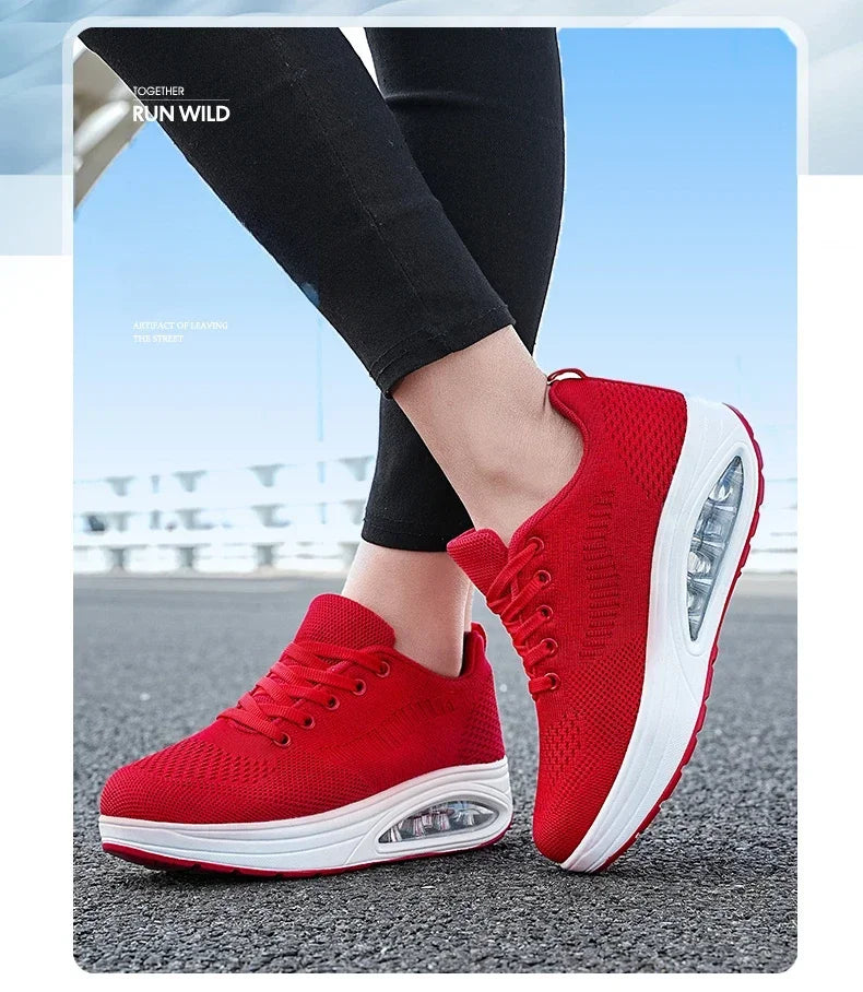 Zapatos deportivos con plataforma para hombre, Tenis masculinos, Zapatillas, Zapatillas, zapatos blancos para mujer, deportes aéreos informales