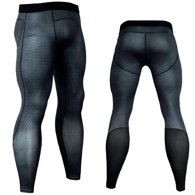 Pantalon de curso a Compression pour hommes, Legging de sport, transpirable, à séchage rápido, de Fitness, d'athlétisme