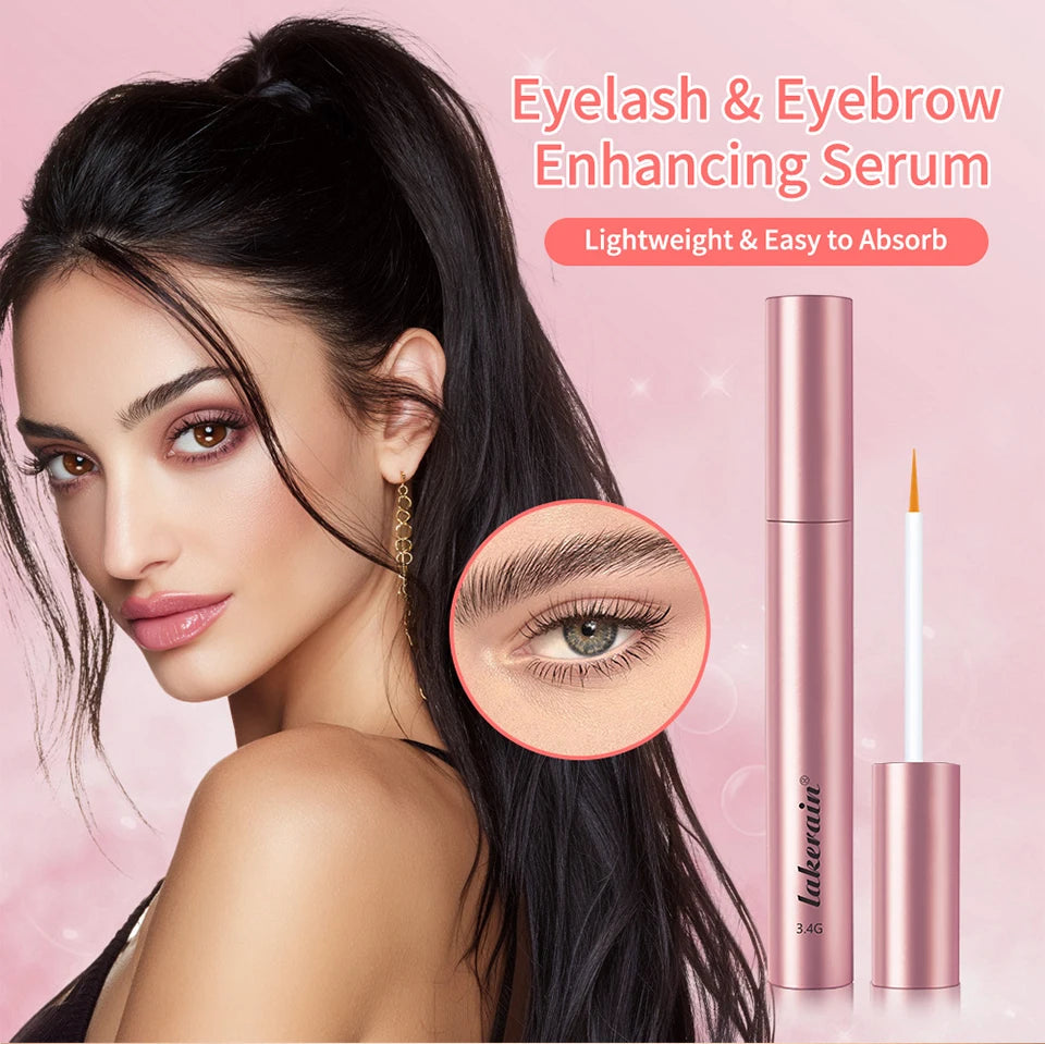 Suero potenciador de cejas, ingredientes naturales nutritivos para pestañas más largas, más gruesas y más abundantes, maquillaje de ojos, cosméticos