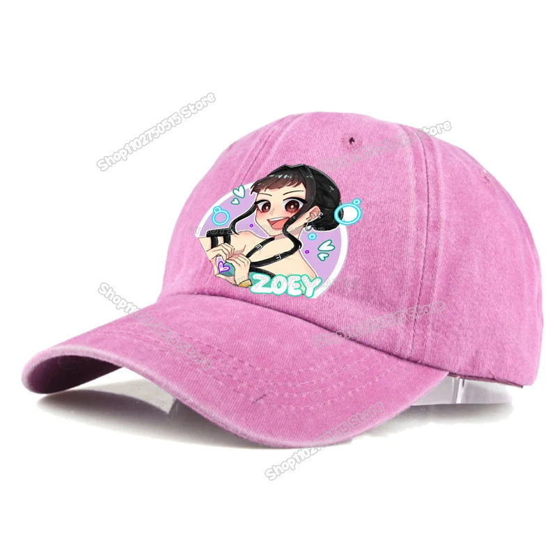 Gorras de Béisbol Retro Lavadas KPop Demon Hunters para Mujer y Niña, Gorras Snapback, Sombreros para el Sol, Gorra con Visera para Viajes al Aire Libre, Gorra Hip Hop Dad Hat