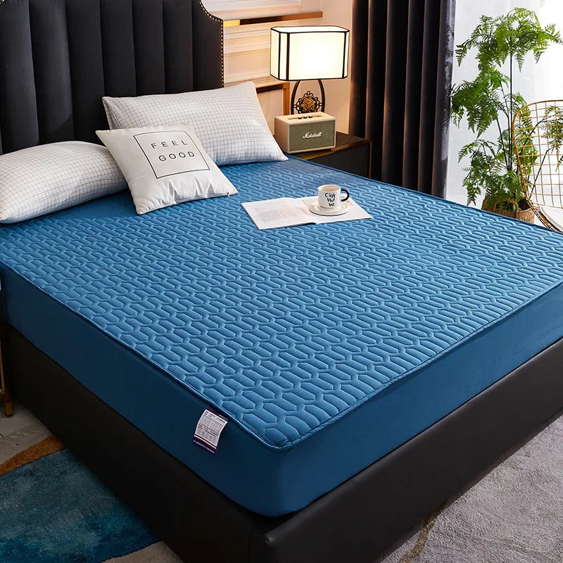 Funda de colchón impermeable, Sábana ajustable de dibujos animados para el hogar, dormitorio, Protector de almohadilla para cama, familias con niños de mascotas (sin funda de almohada)