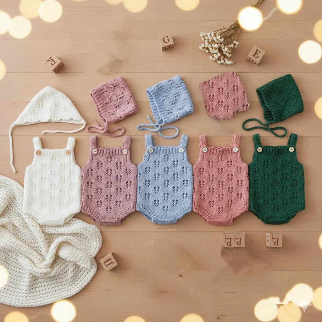 5 Styles Cutest Sweather Outfits for Size 10-12 Inch Bebe Reborn Dolls Soft Touch Feeling Handmade High Quality Clothes With Hat