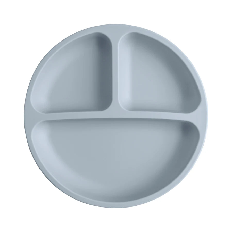 Plato de comedor de silicona con ventosa para bebé, platos sin BPA para niños, vajilla de entrenamiento con succión para niños, cuencos de alimentación para niños, cosas para bebés, 1 Uds.