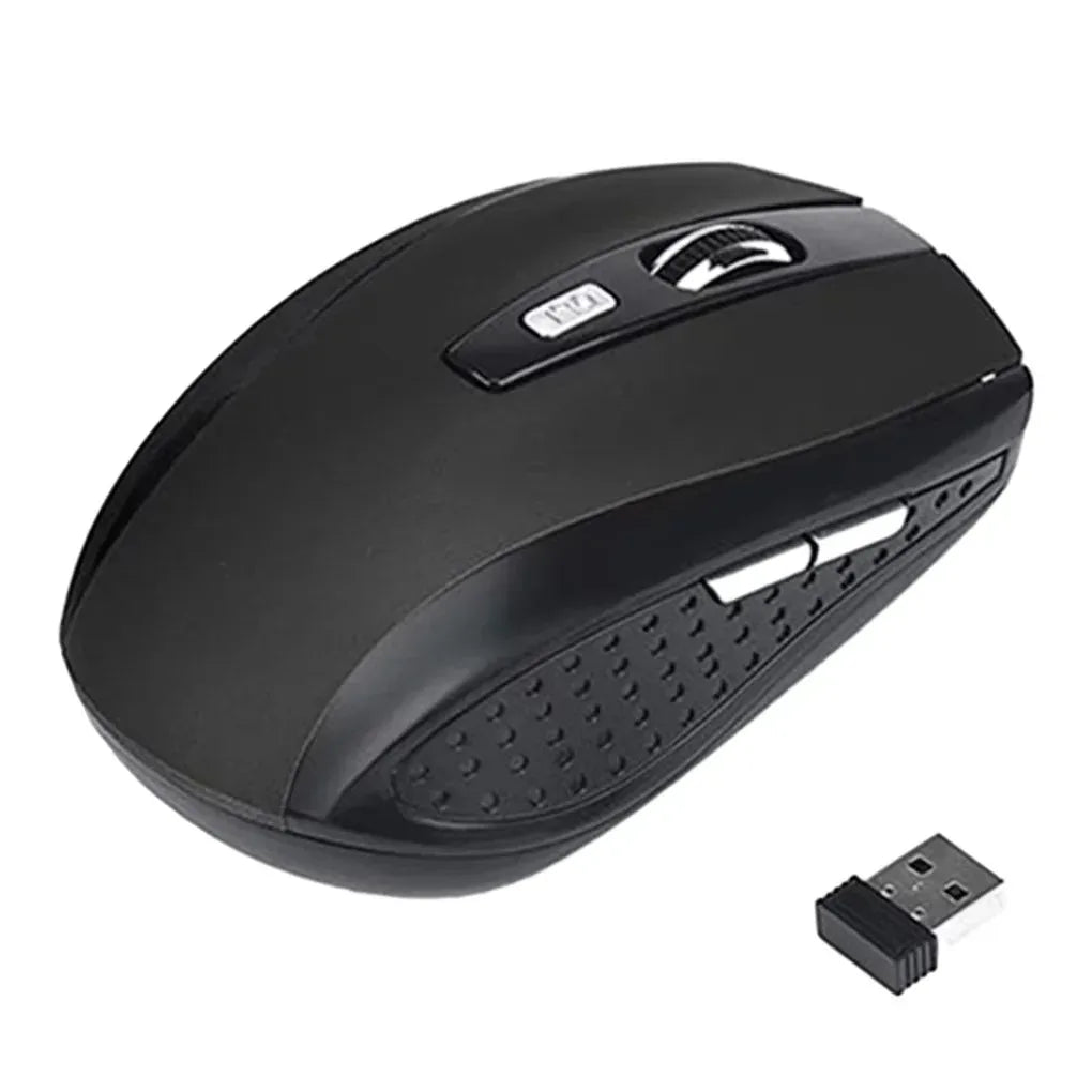 Ratón inalámbrico 2,4G, ratón silencioso, ratón óptico portátil para oficina, 1600 niveles de DPI ajustables para Notebook, PC, portátil, MacBook