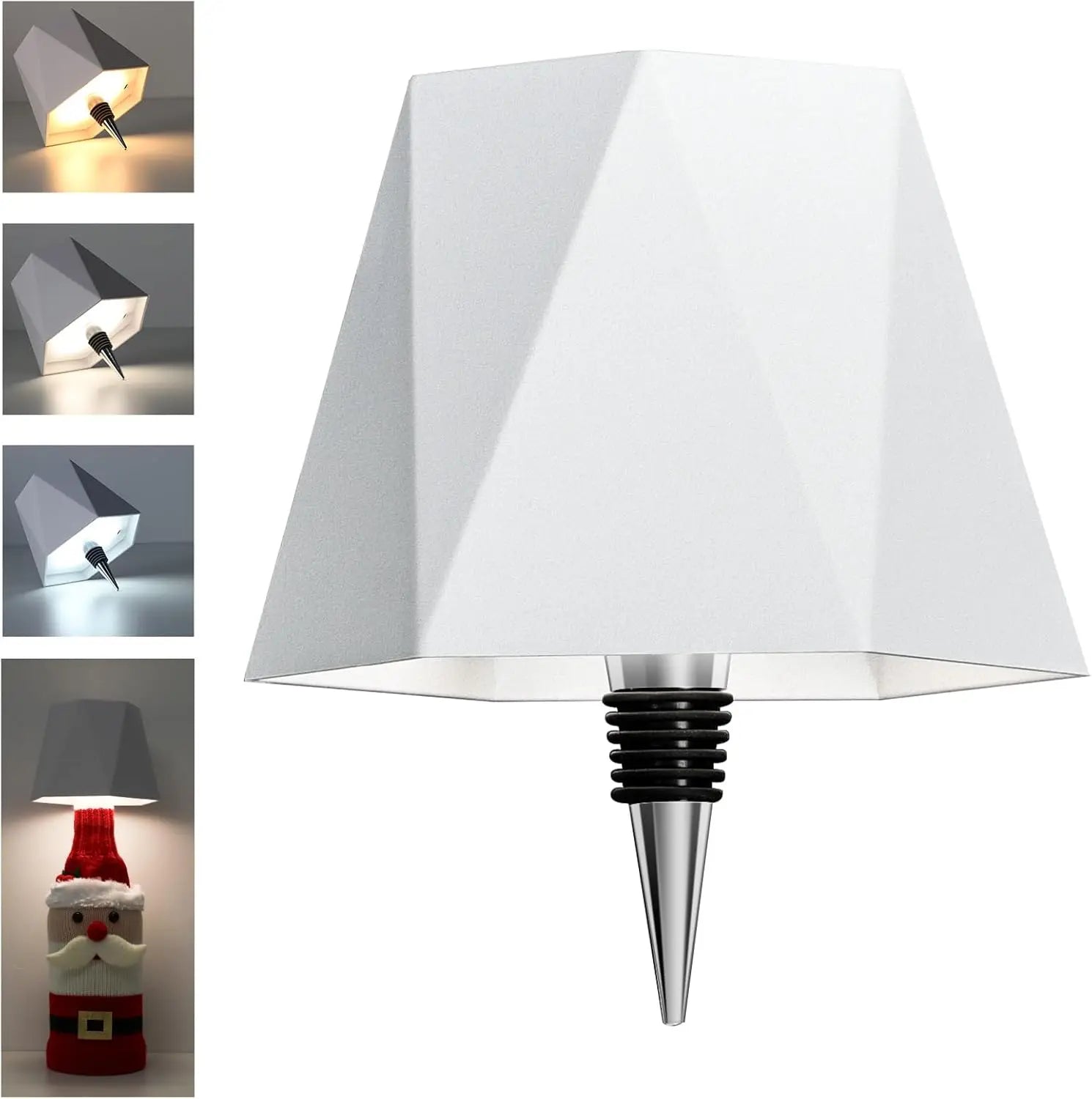 Lámpara de mesa inalámbrica para botellas, Control táctil de 3 colores y lámpara de noche con atenuación continua para Bar, botellas de vino, decoración de luces de escritorio