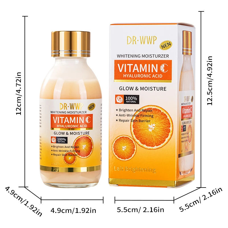 Esencia de 125 ml con Arbutina/Cúrcuma/Vitamina C para una Piel Radiante, Hidratante y Reafirmante, Esencia Líquida con AHA/Papaya/Glutatión/Ácido Kójico