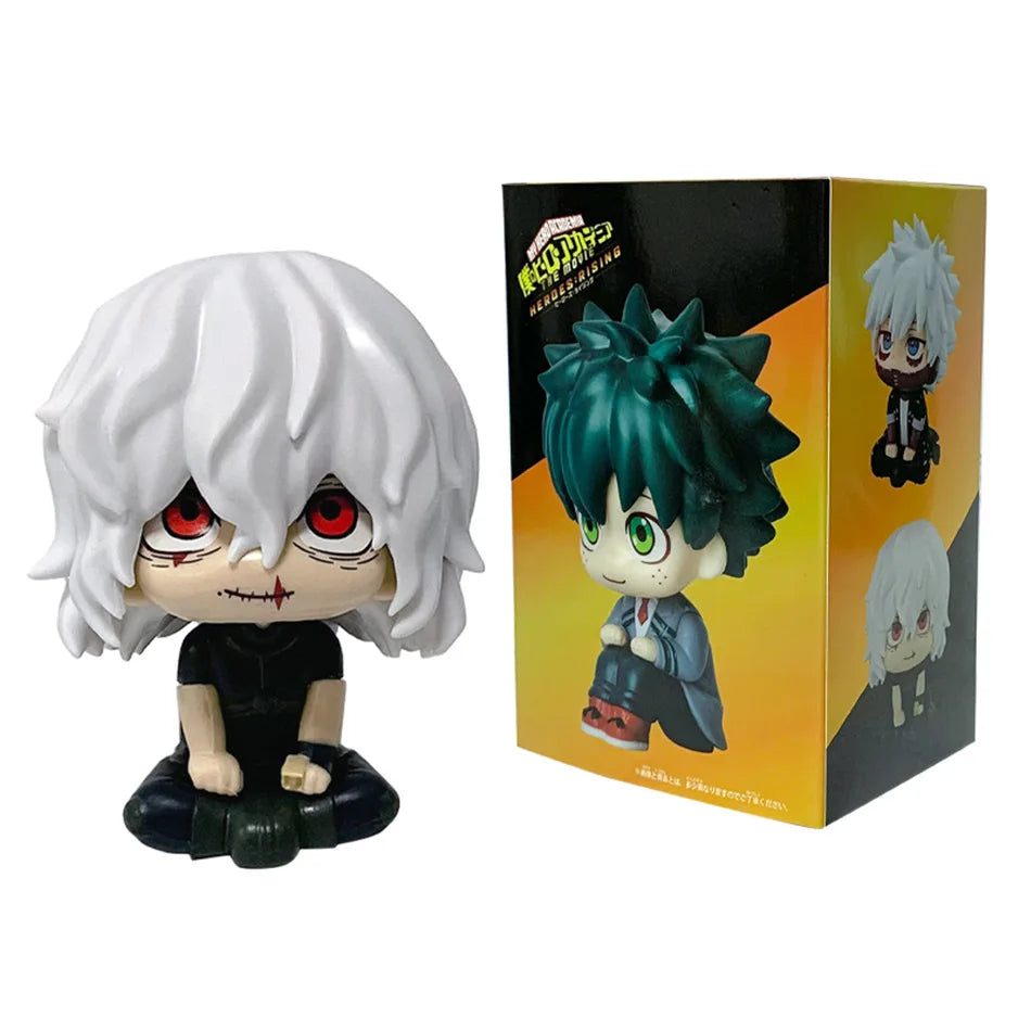 Nuevo My Hero Academia (MHA): Tomura Shigaraki / Izuku Midoriya / Katsuki Bakugo Linda figura de PVC Chibi |   Modelo de juguete coleccionable