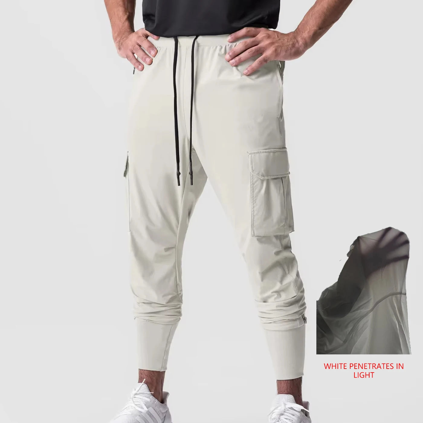 Nuevos pantalones deportivos de camuflaje para hombre, pantalones de fitness, pantalones de verano delgados, sueltos, de secado rápido, elásticos, pantalones de chándal para correr y entrenar.