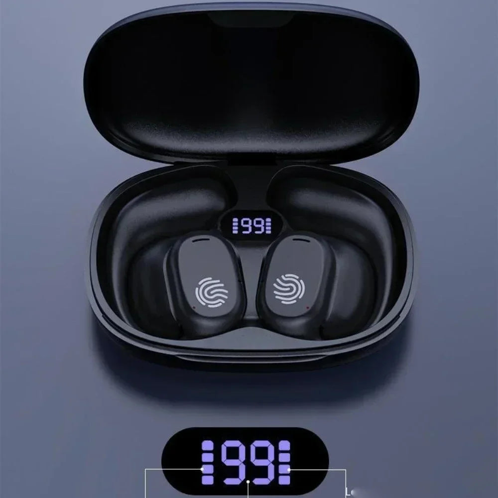 Auriculares Lenovo de conducción ósea, auriculares inalámbricos deportivos con Bluetooth 5,3, HiFi 9D, estéreo, resistentes al agua, TWS, Control táctil, cancelación de ruido