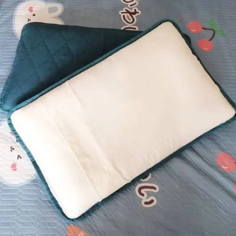 1/2 piezas funda de almohada impermeable antimanchas funda de almohada lavable a máquina decoración de dormitorio adecuada para niños y mascotas