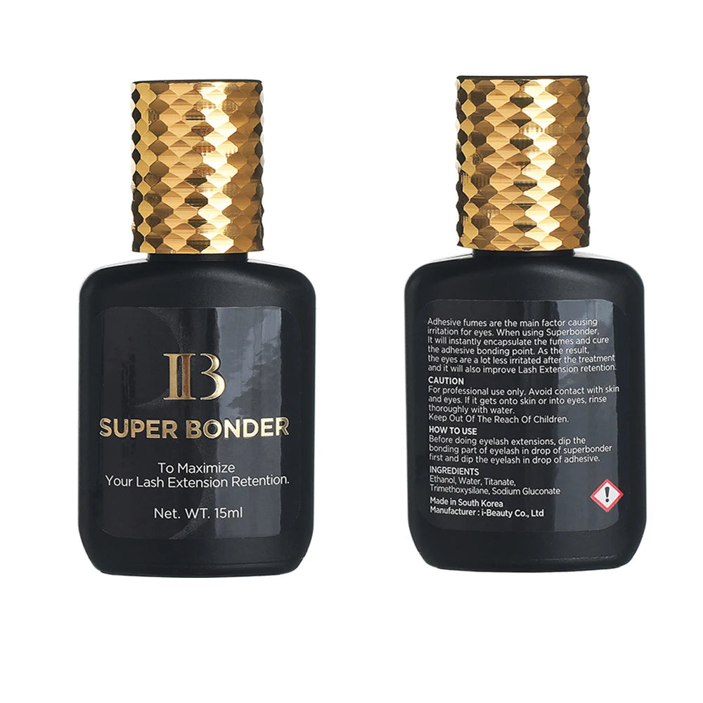 I Beauty Primer recoger agente fijador Super Bonder extensión de pestañas limpiador de imprimación transparente ib plátano rosa aroma