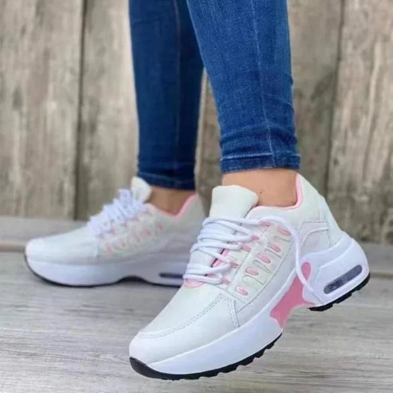 Tenis mujer zapatillas de deporte plataforma zapatos casuales 2025 nueva mujer comodidad malla antideslizante zapatos para correr de talla grande 43 zapatos de lujo para mujer